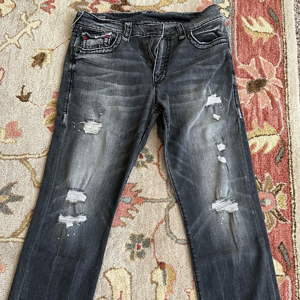 True Relgion Black Rocky Denim